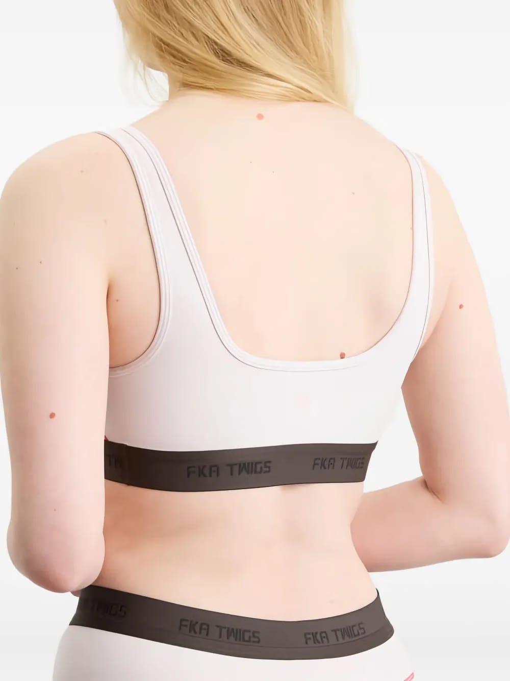 square-neck sports bra