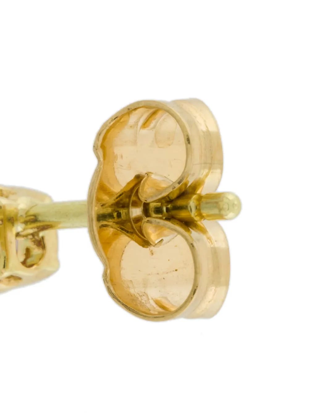 18kt yellow gold ruby stud earrings