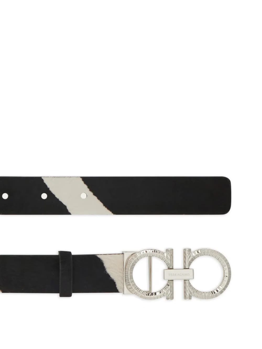 printed reversible belt
