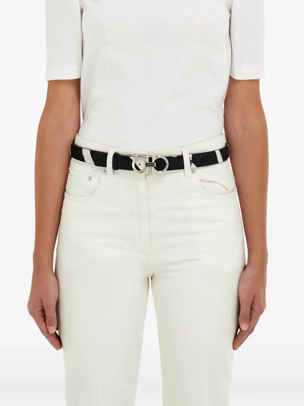 printed reversible belt