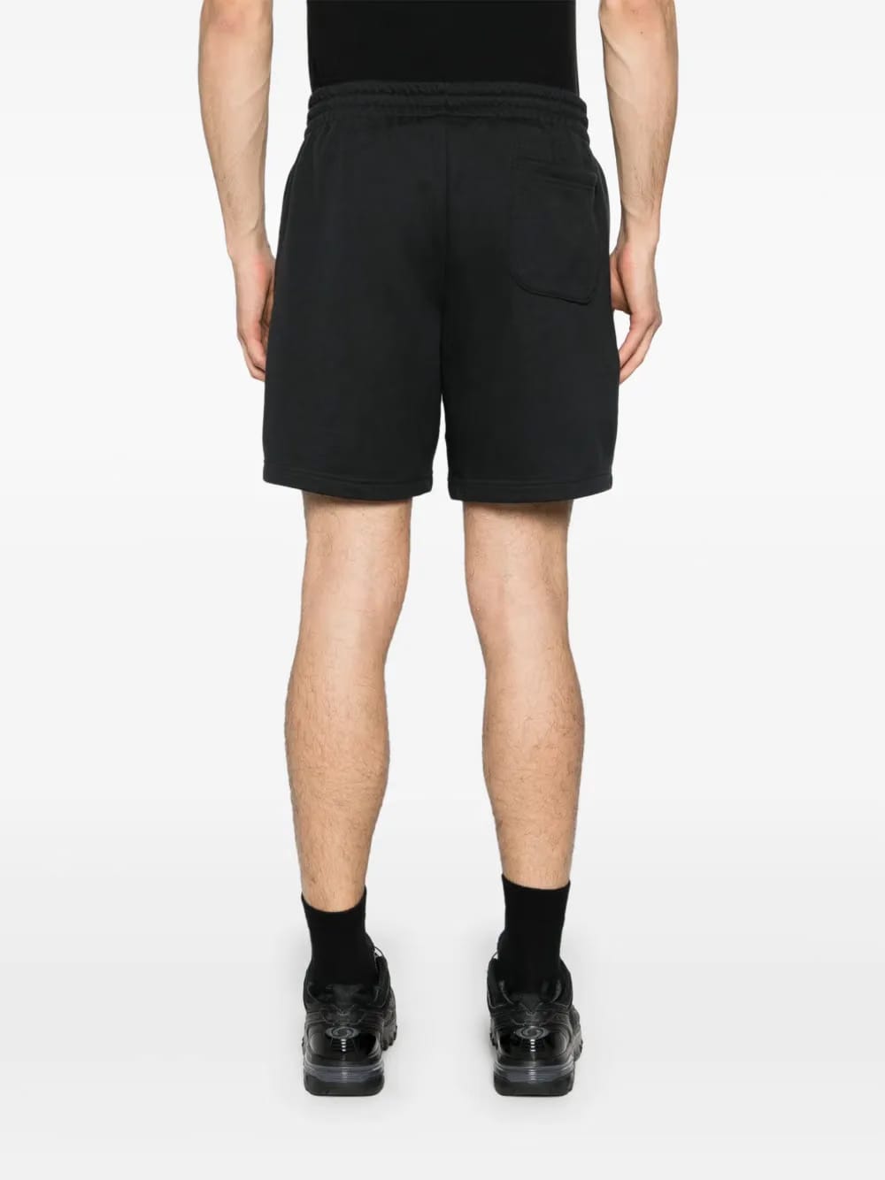 logo-embroidered jersey track shorts