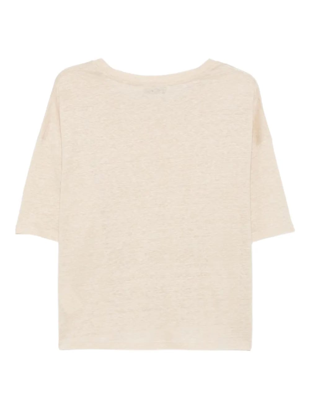 linen round-neck T-Shirt