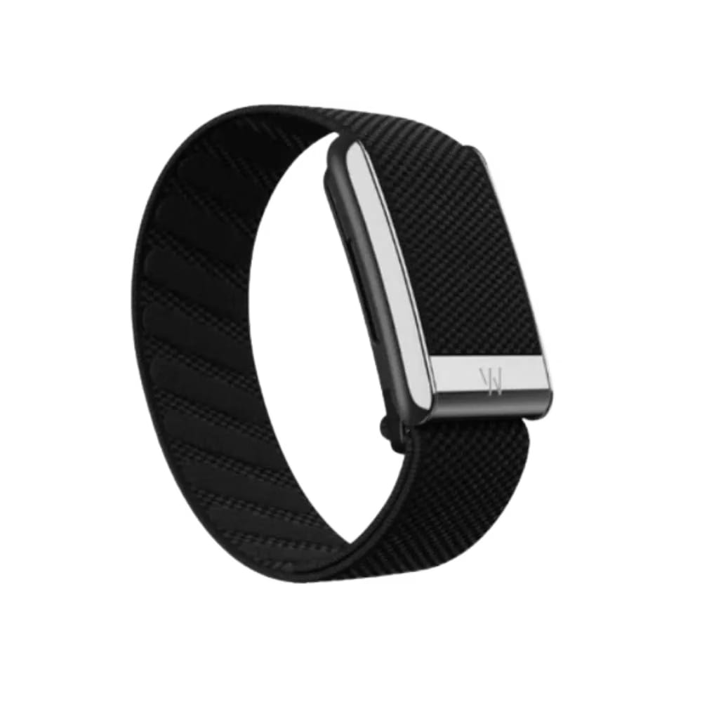 Whoop 5.0 Superknit Luxe Obsidian with Titanium Band (12 Month Peak Subscription Included)