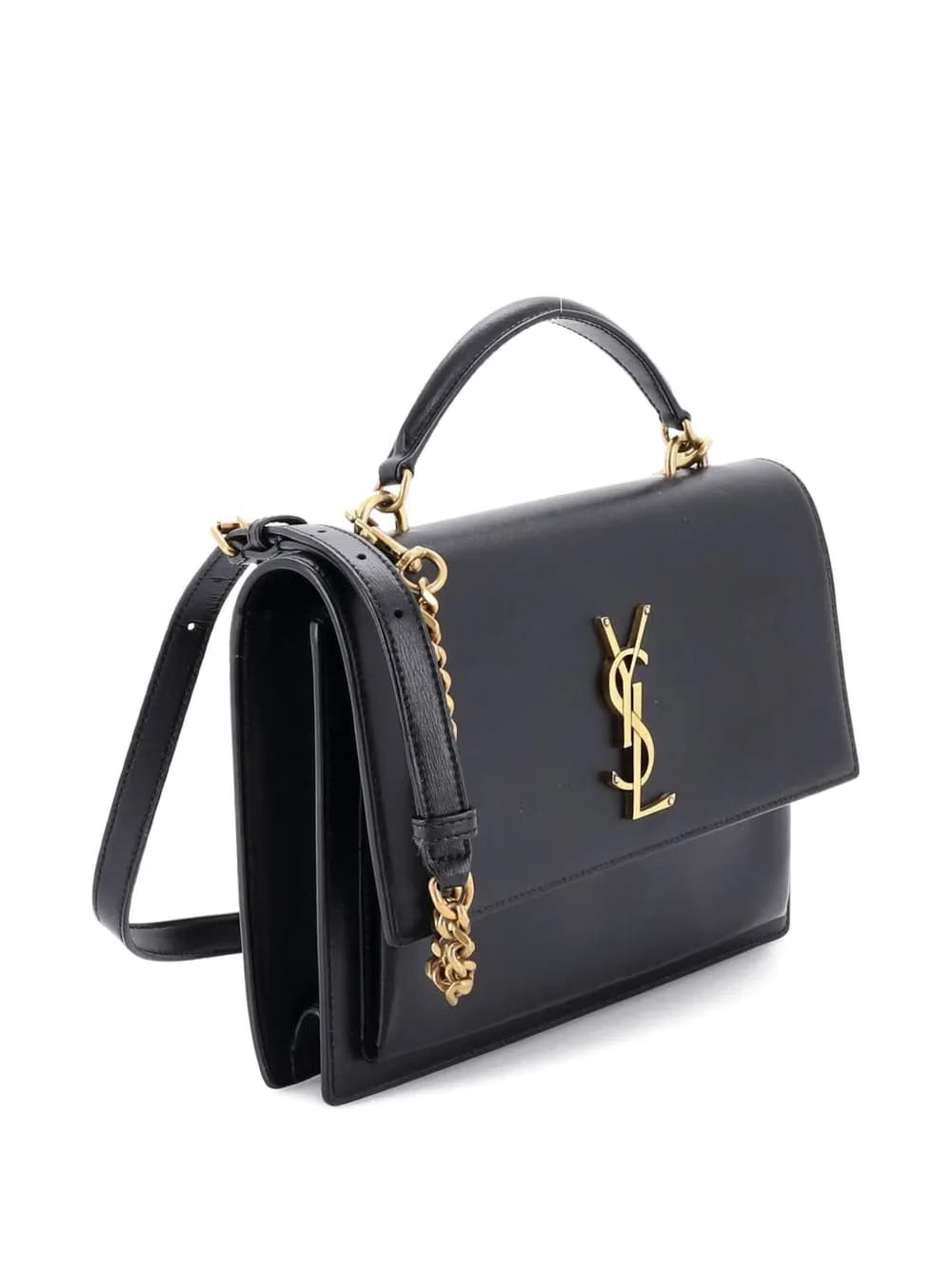Sunset Top Handle Leather Medium shoulder bag