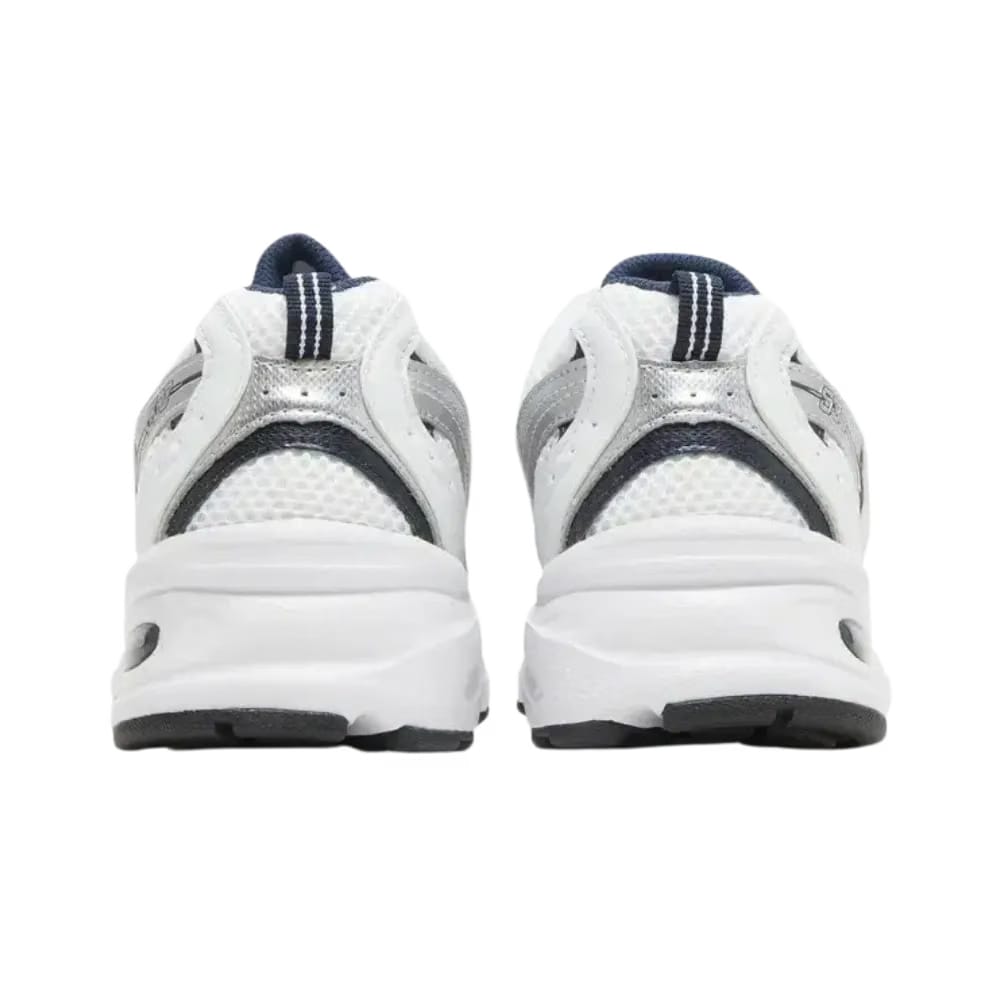 New Balance 530 White Silver Navy