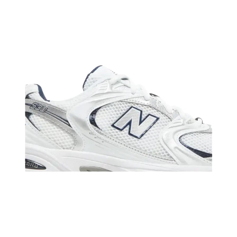 New Balance 530 White Silver Navy
