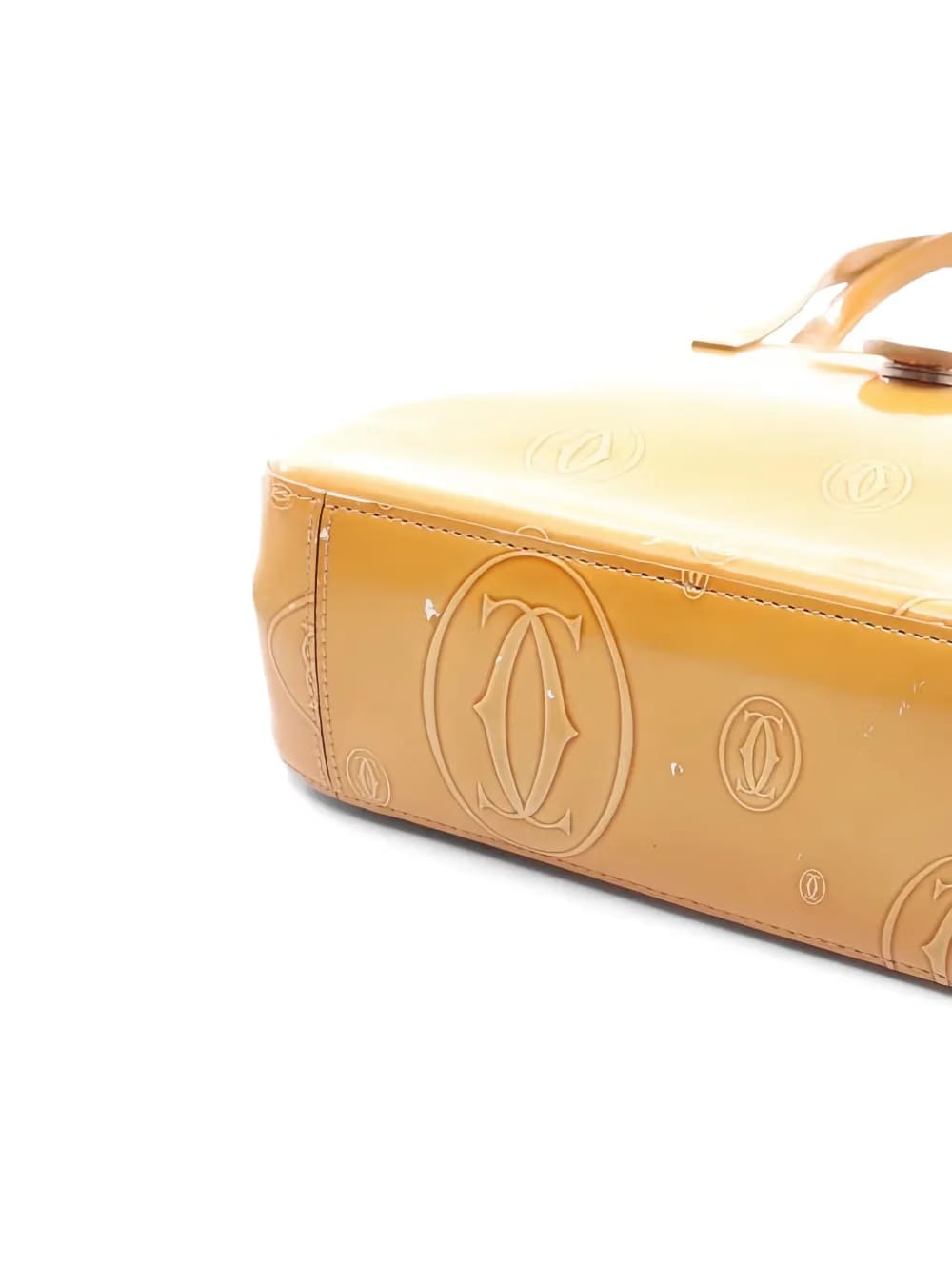 2000s Happy Birthday leather tote bag