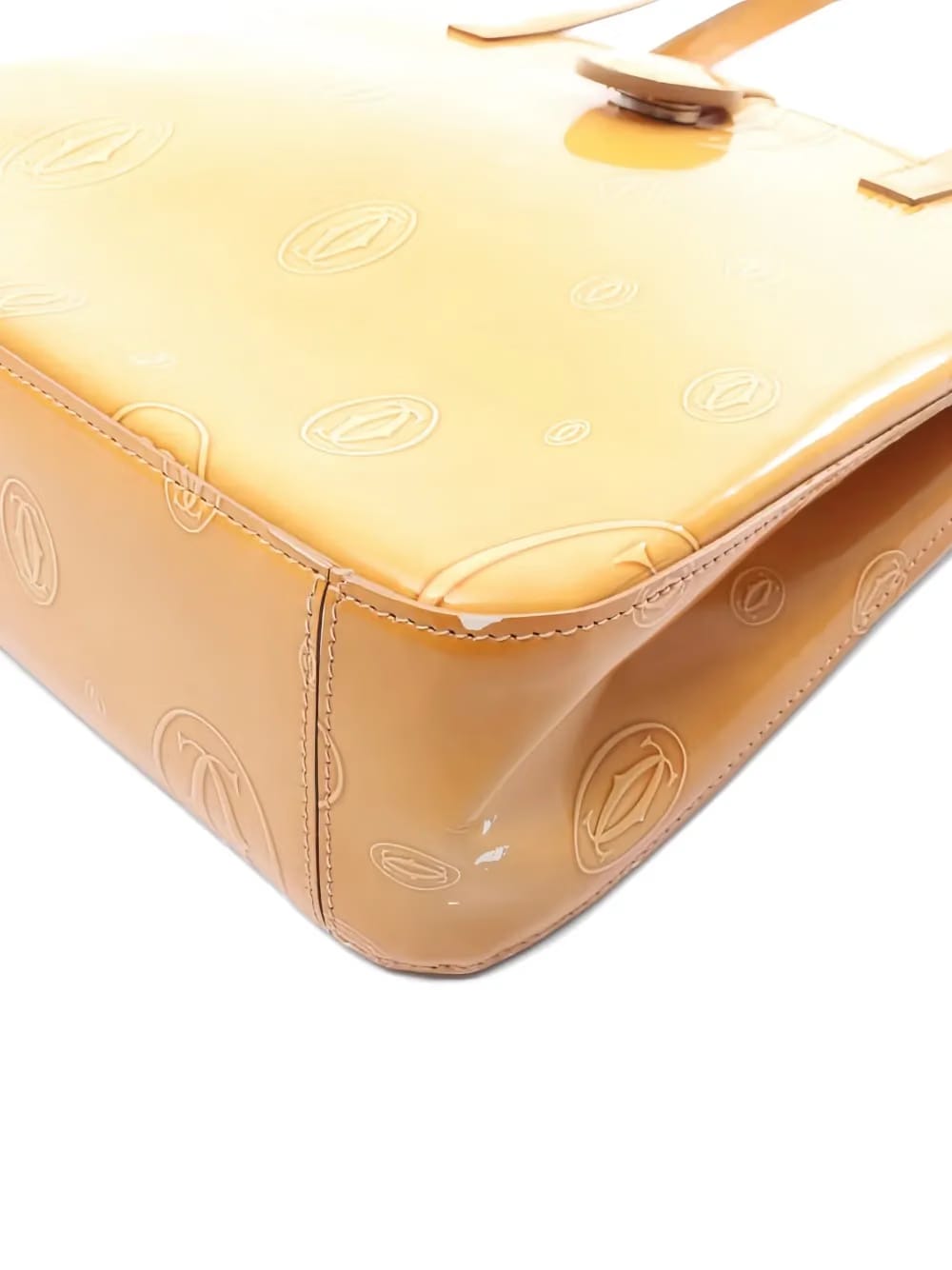 2000s Happy Birthday leather tote bag