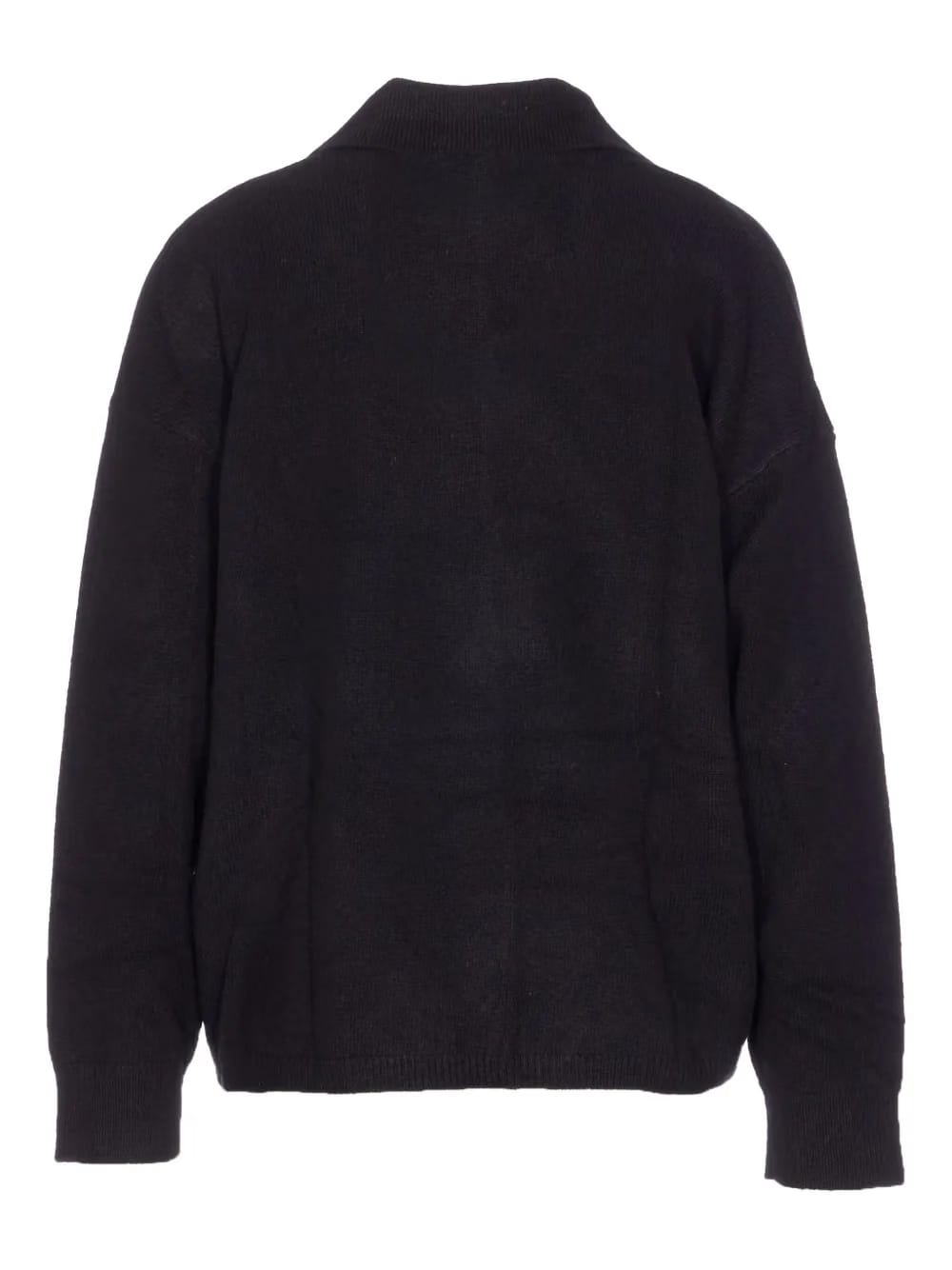 cut-out v-neck sweater