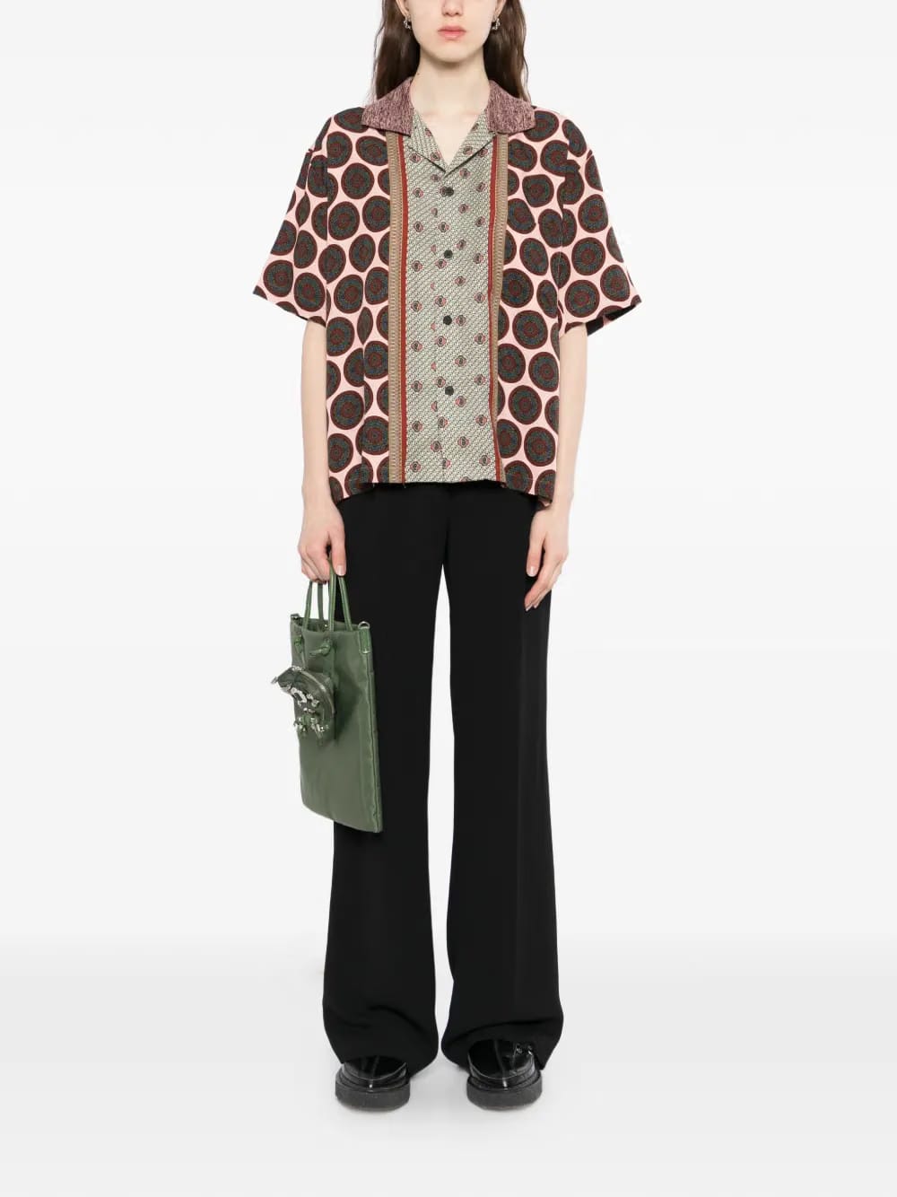 printed short-sleeves shirt