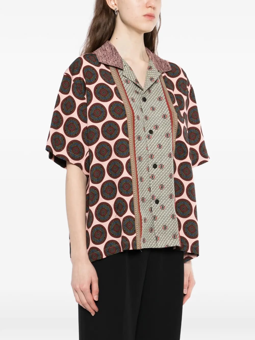 printed short-sleeves shirt