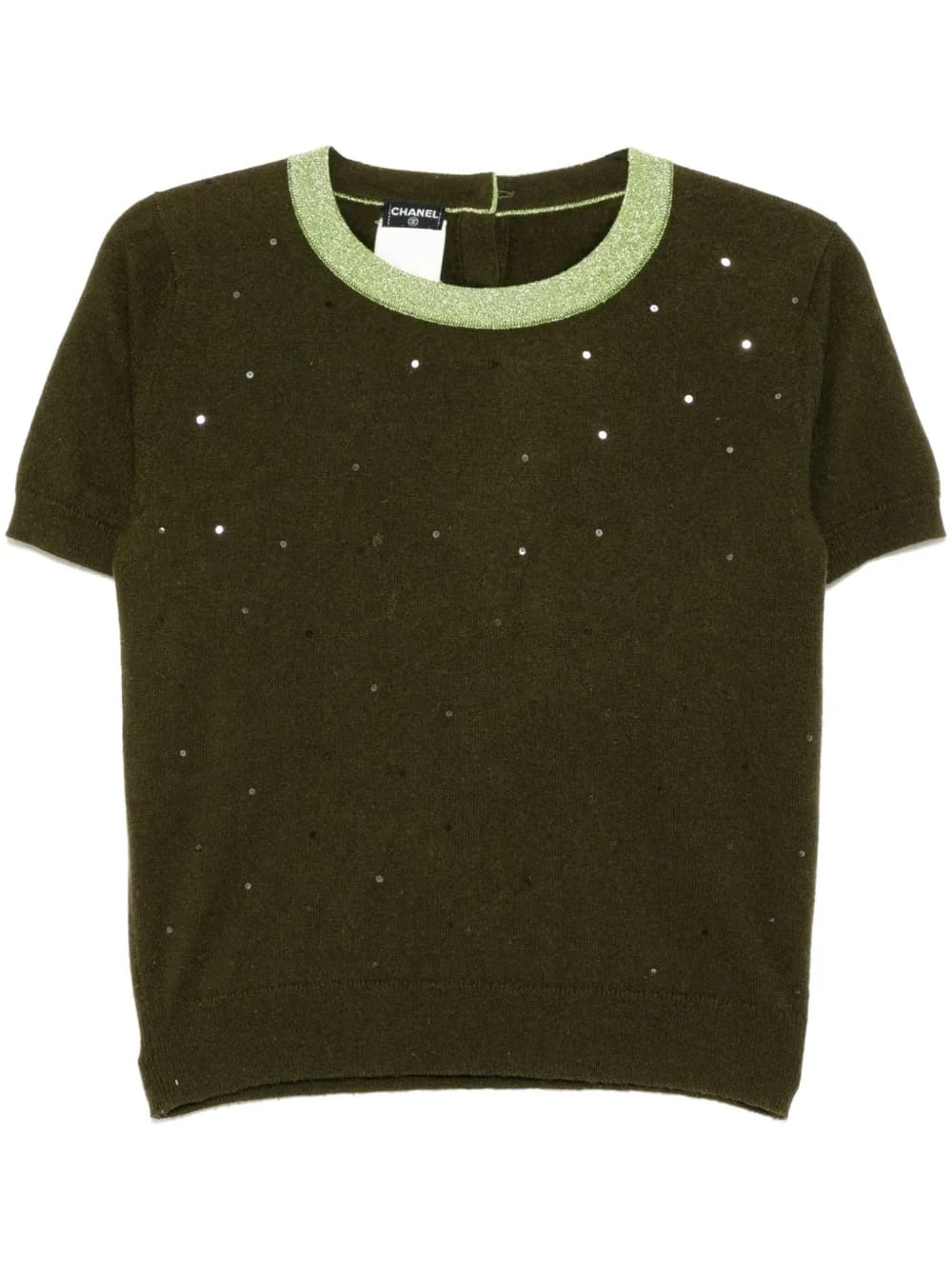 1996 short sleeve sweater knit top