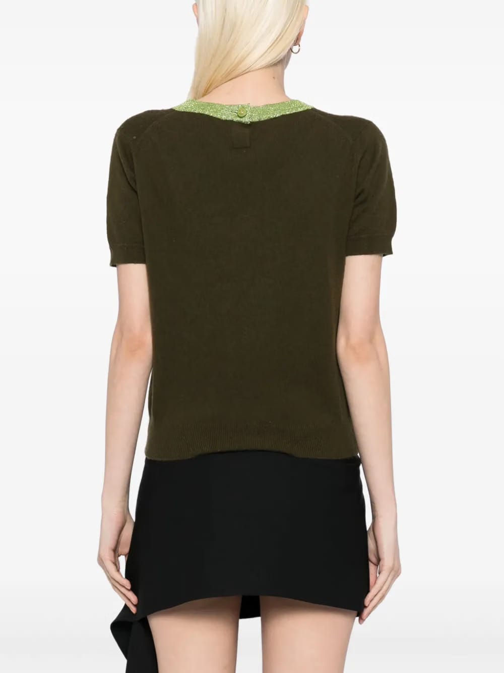 1996 short sleeve sweater knit top