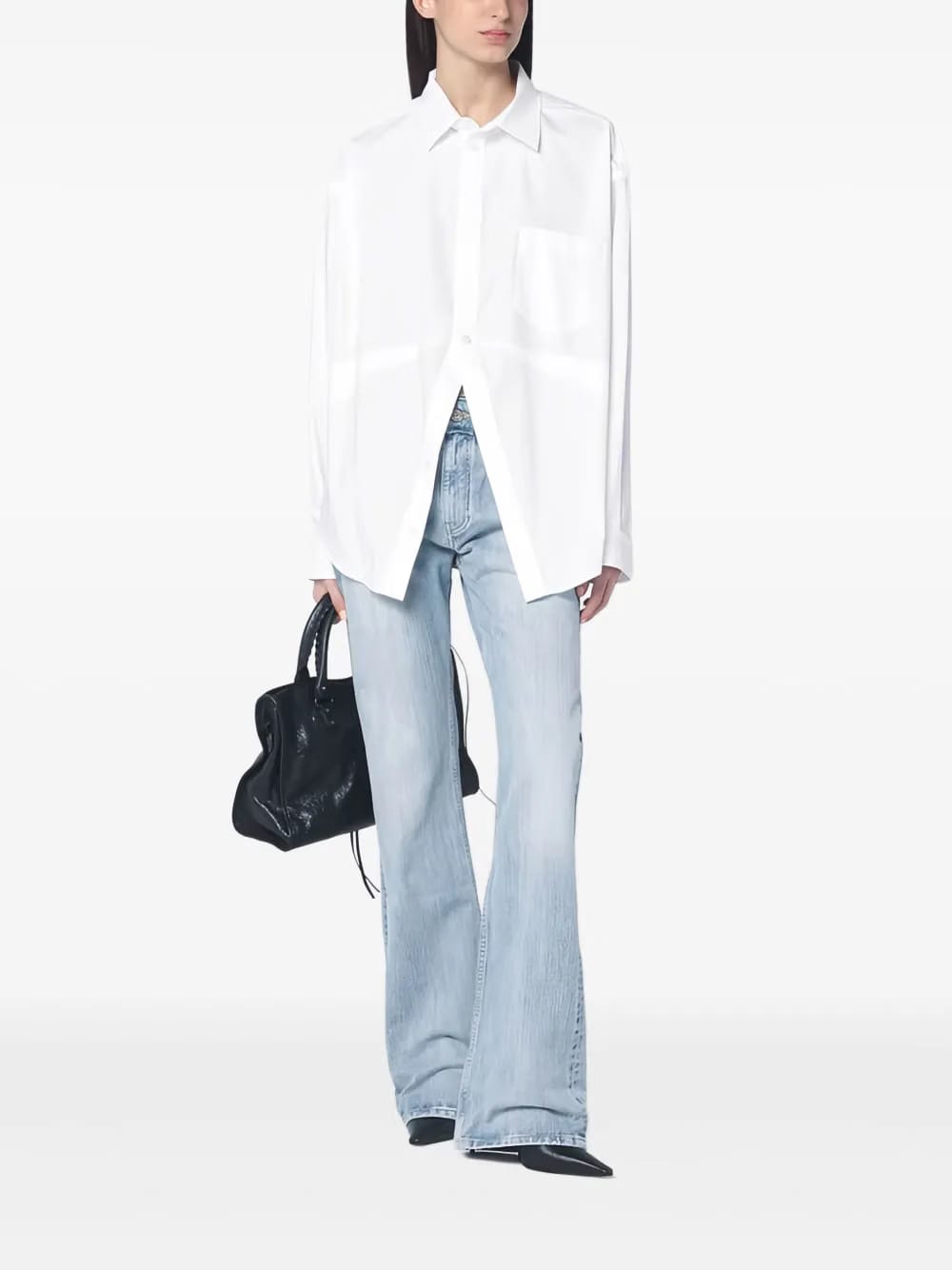 front-slit shirt