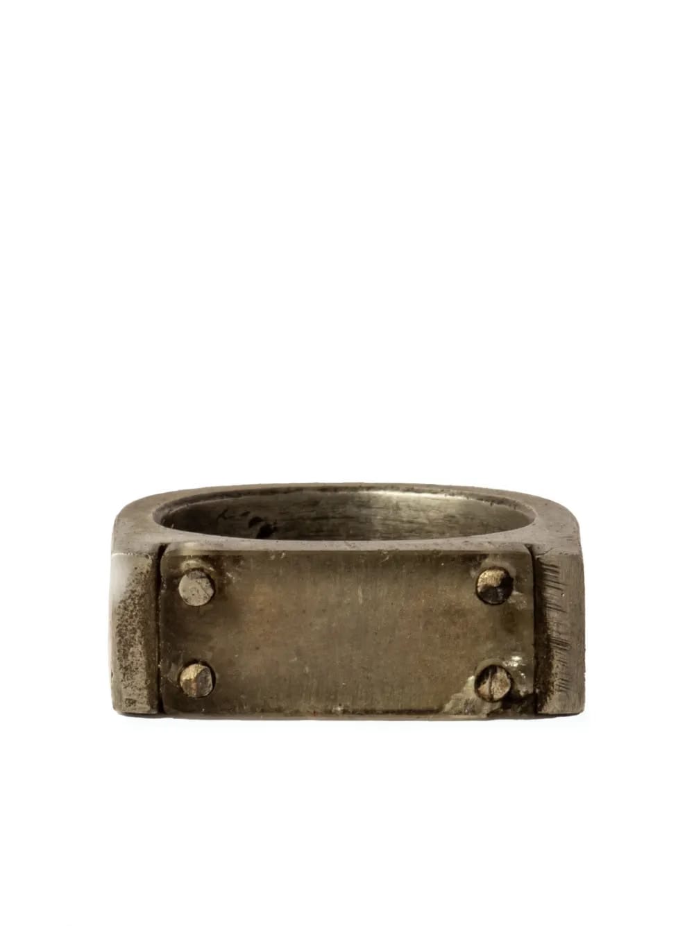Plate Single sterling-silver ring