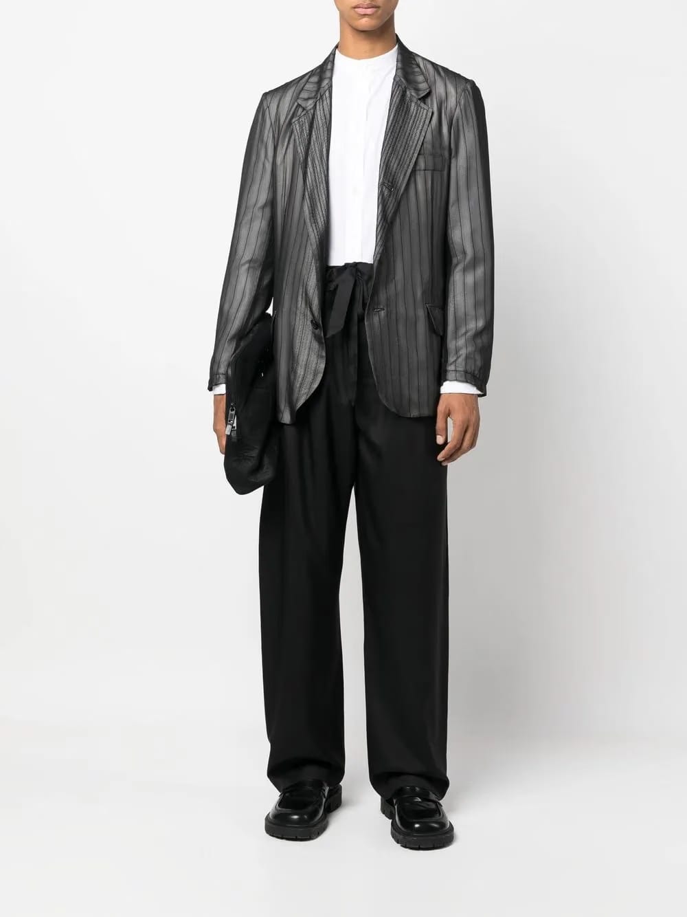 silk wide-leg trousers