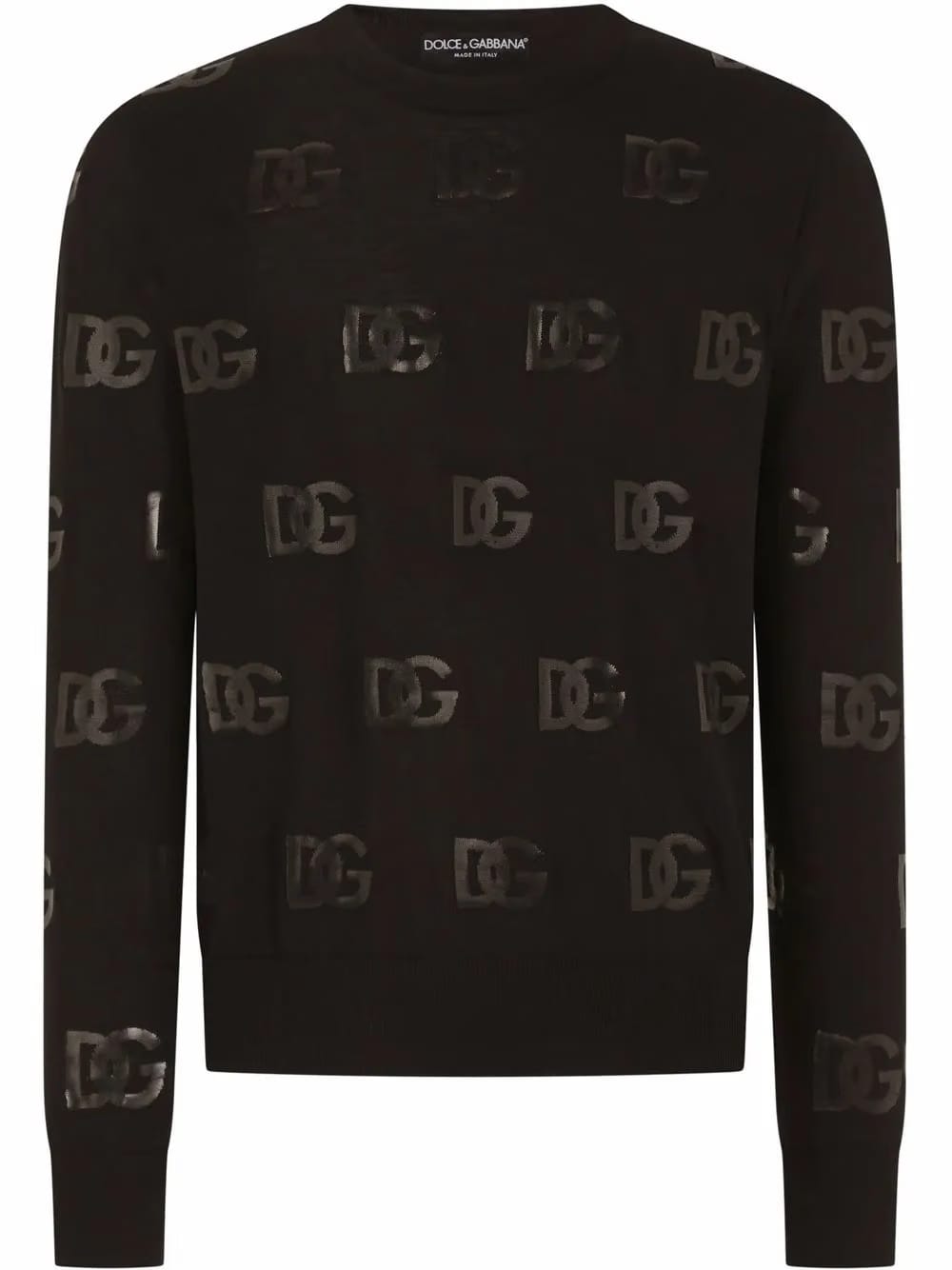 sequin-logo jumper