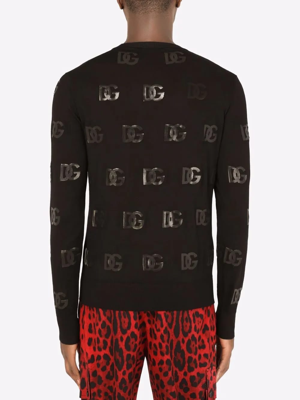 sequin-logo jumper