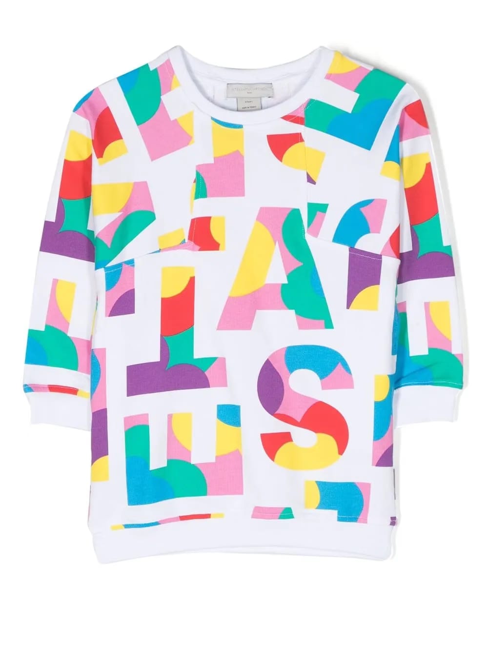 logo-print jumper dress
