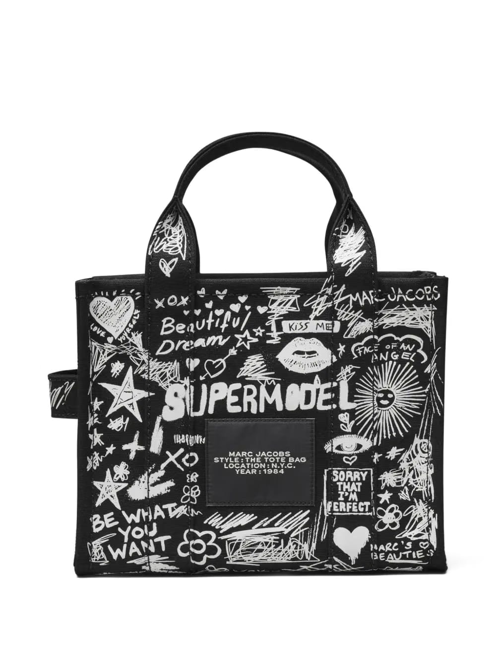 The Small Punk Scribble Canvas tote bag