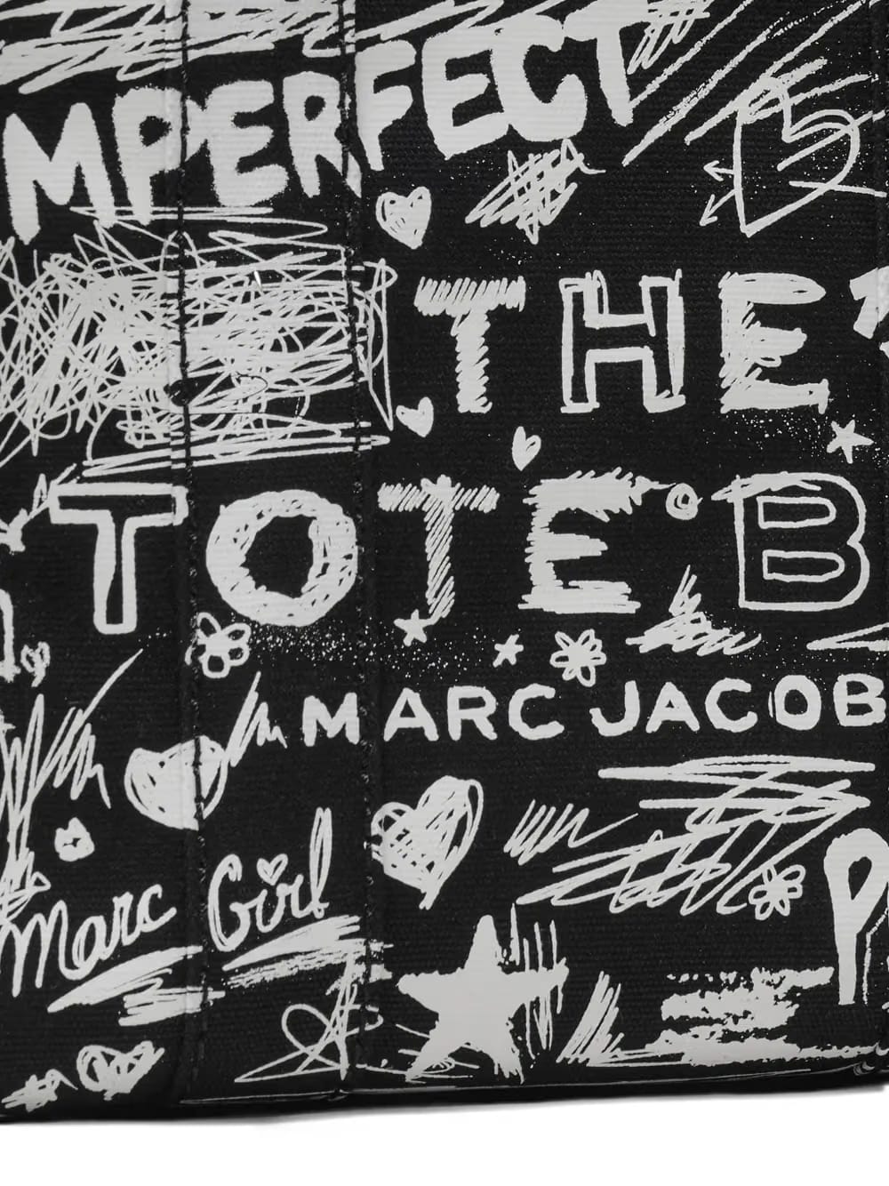 The Small Punk Scribble Canvas tote bag