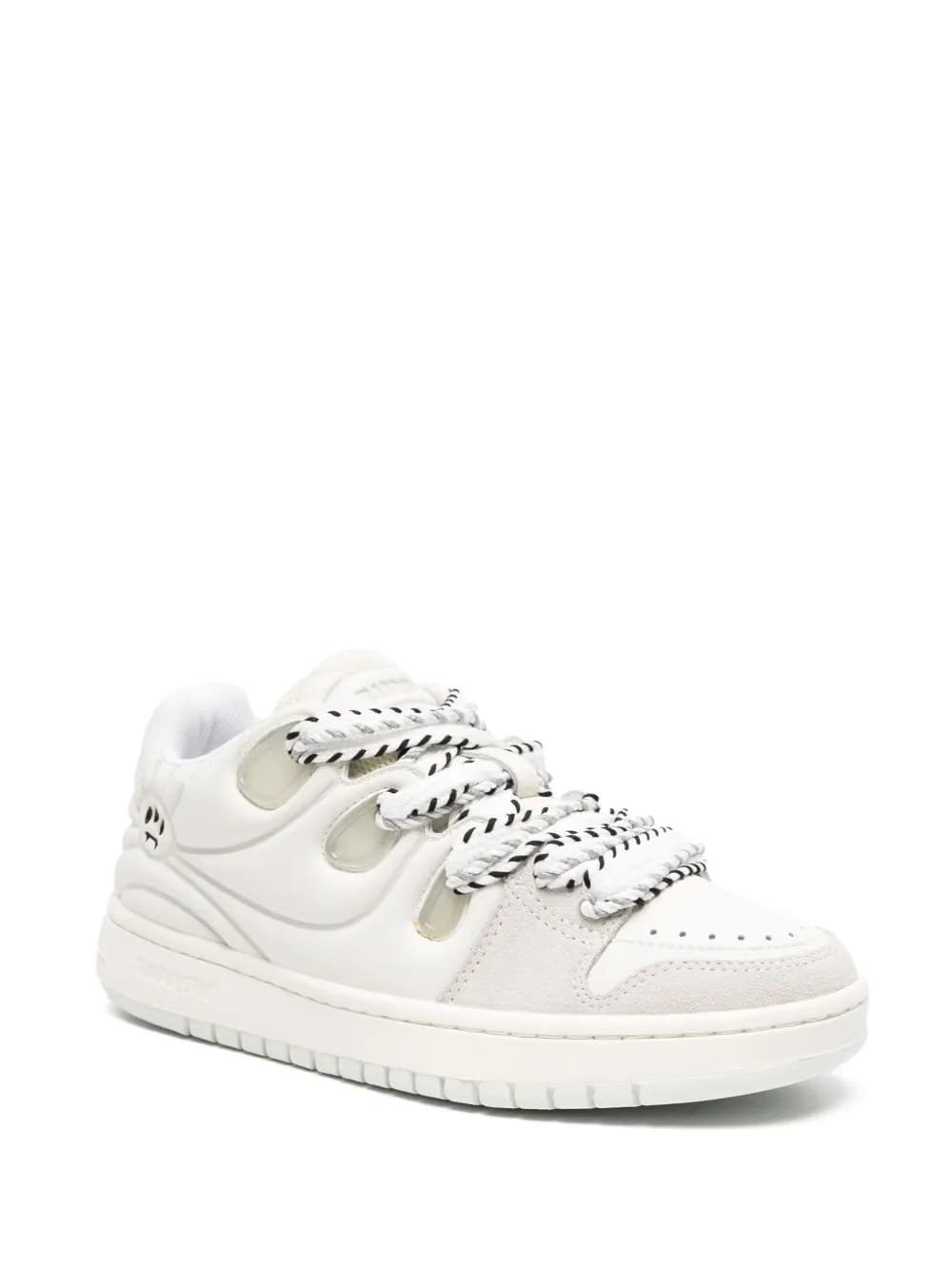 Ollie panelled leather sneakers