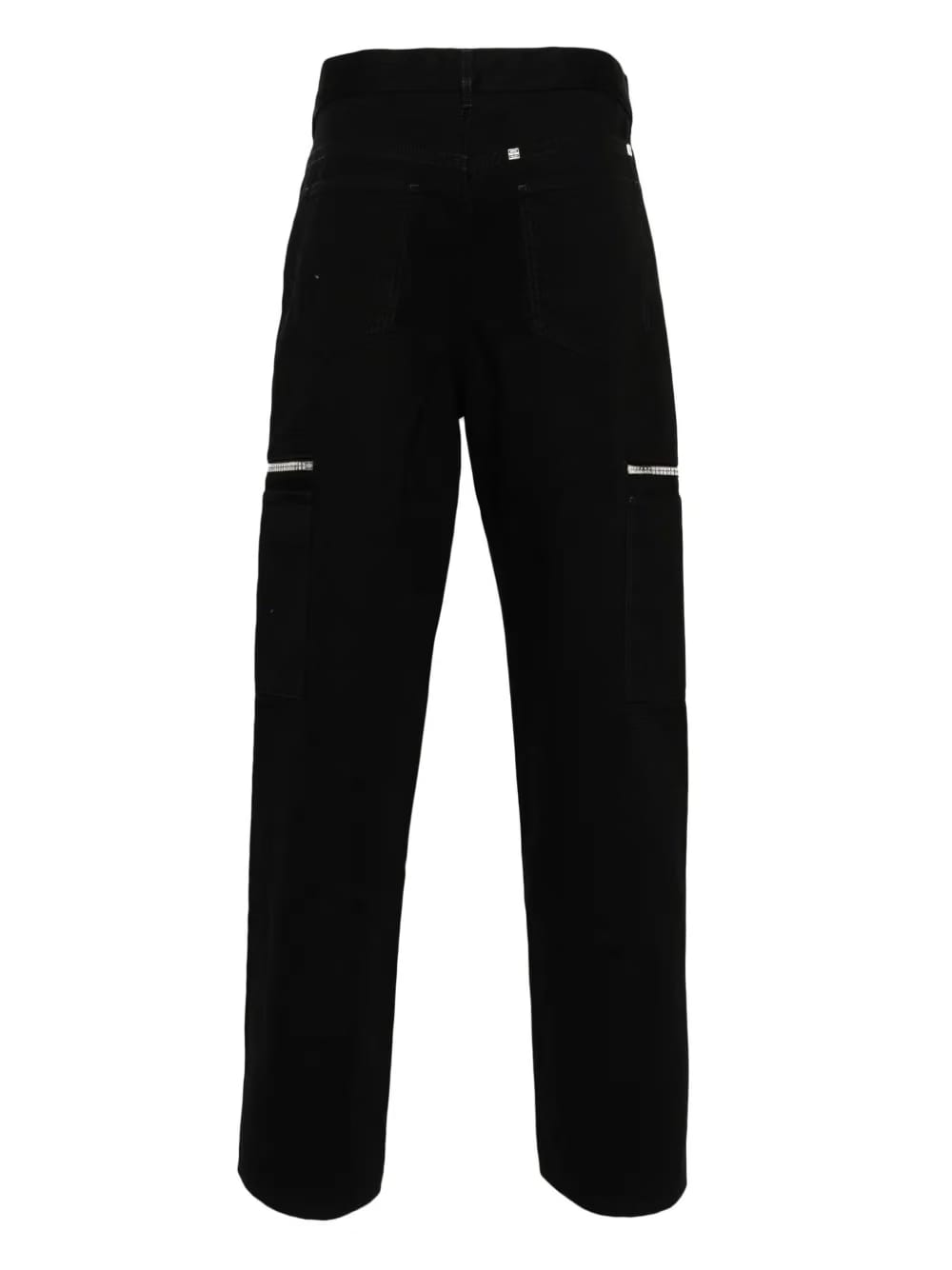 cargo denim trousers