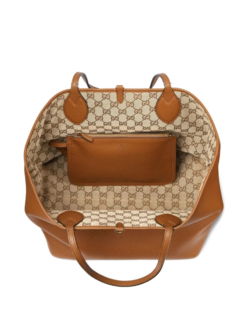 large Totissima leather tote bag