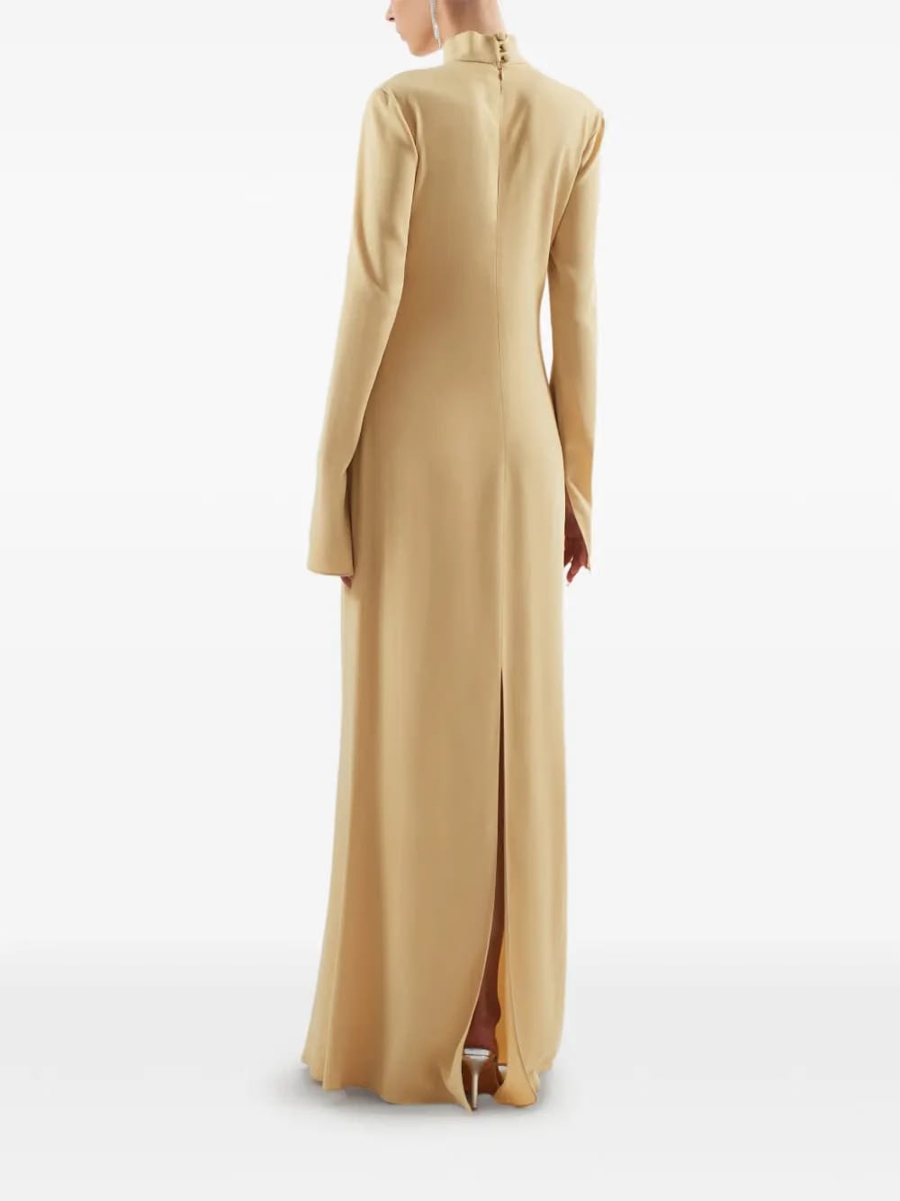 Ziegfeld embellished high-neck maxi dress