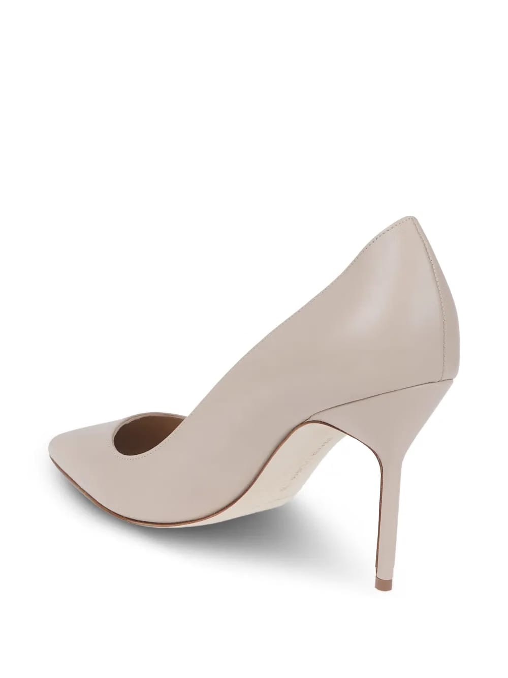 90mm pointed-toe leather pumps