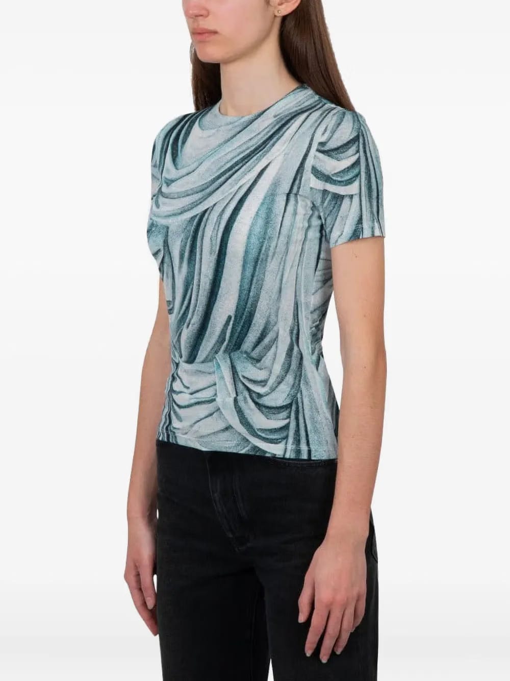 trompe l'oeil-print T-Shirt