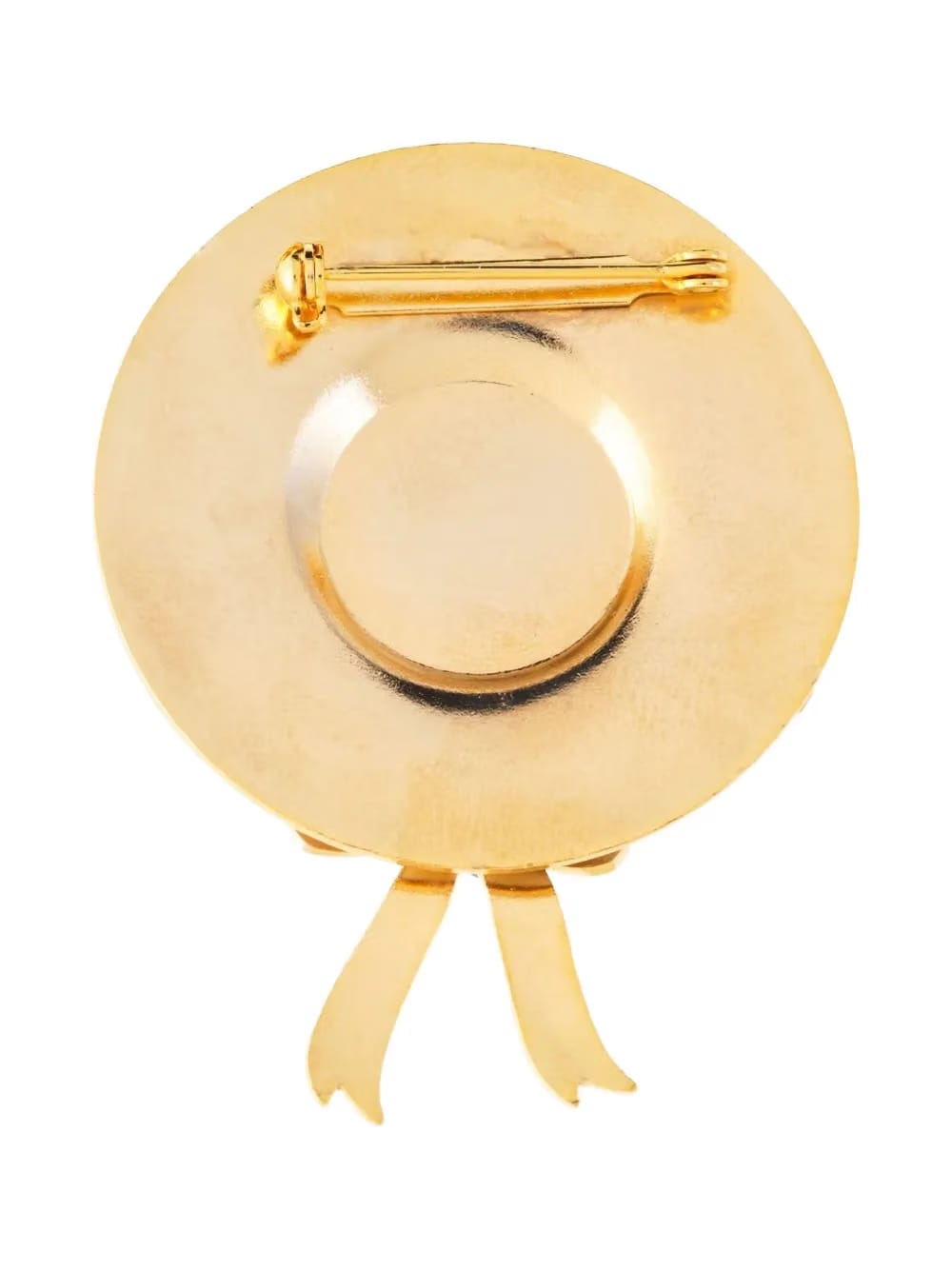 1980s floral-motif brooch