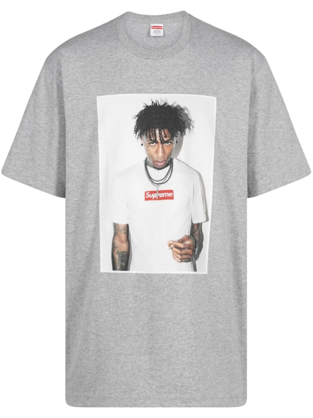 NBA Youngboy FW23 Heather Grey T-Shirt