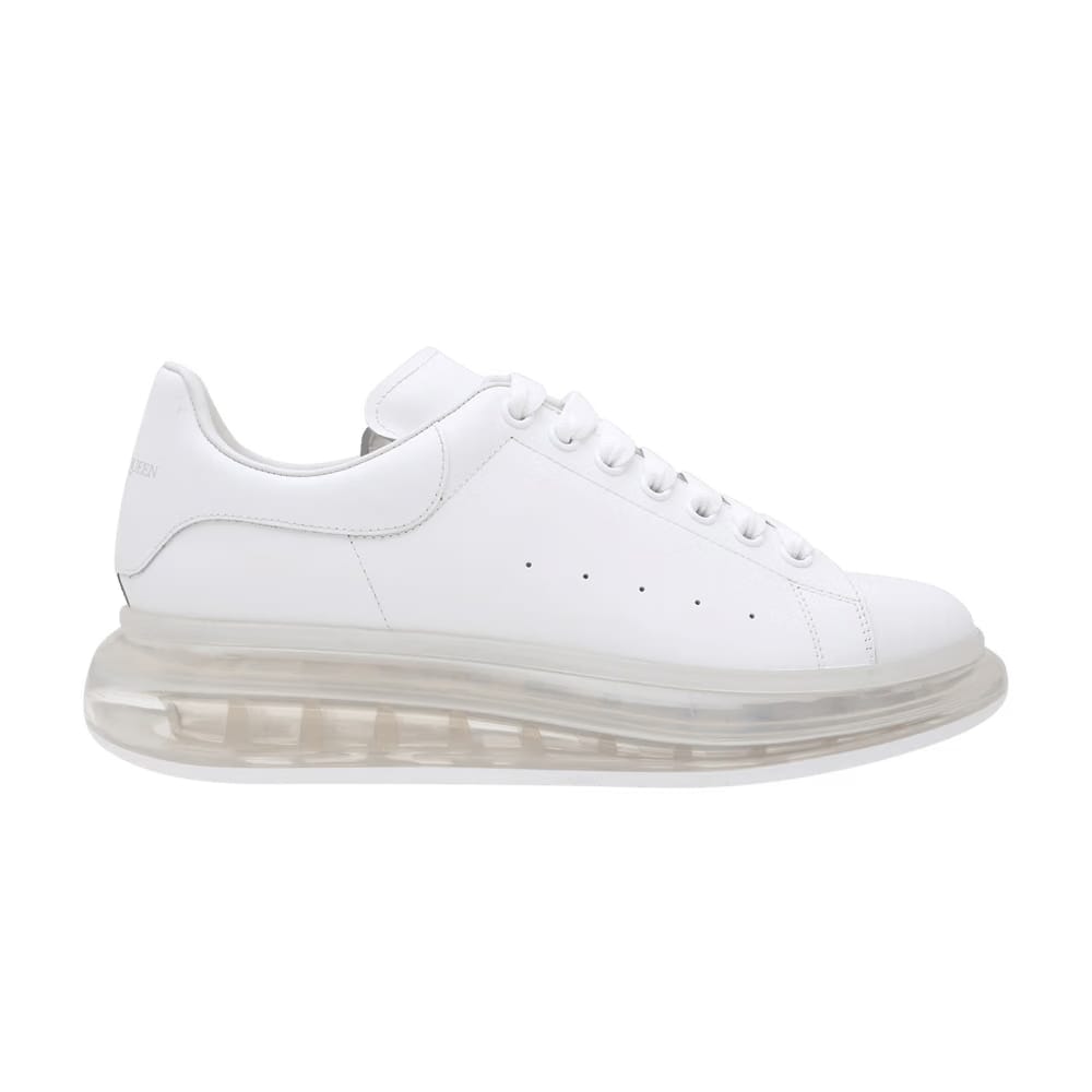 Alexander McQueen Oversized Sneaker Clear Sole - White
