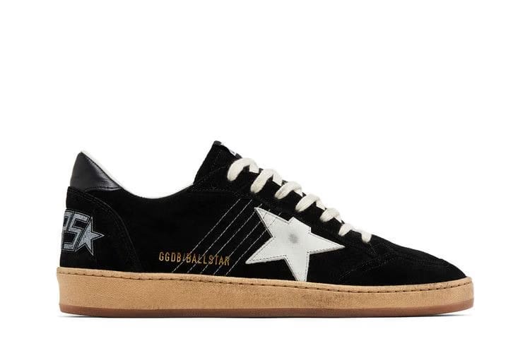 Golden Goose Ball Star Black White