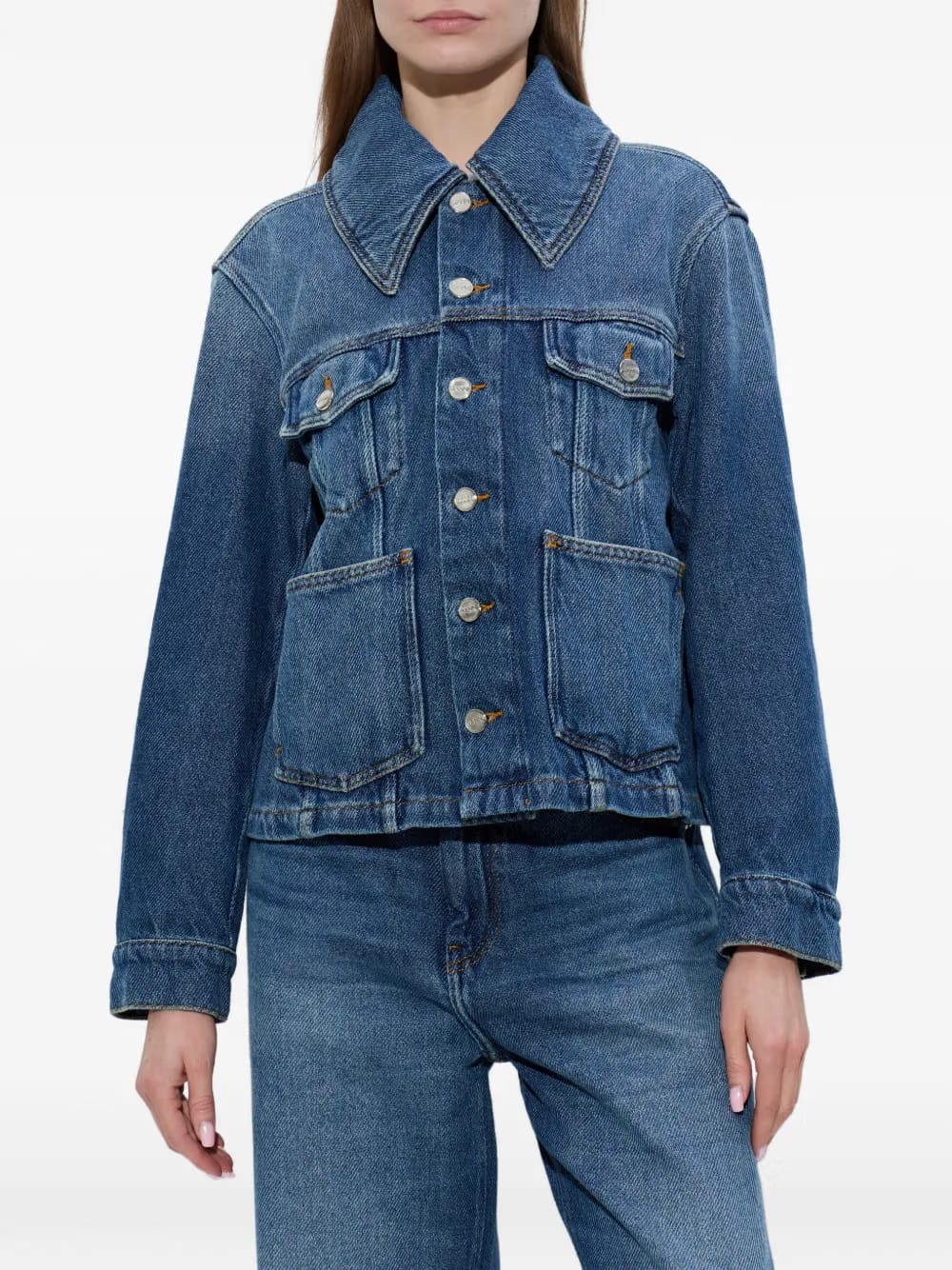 pocket denim jacket