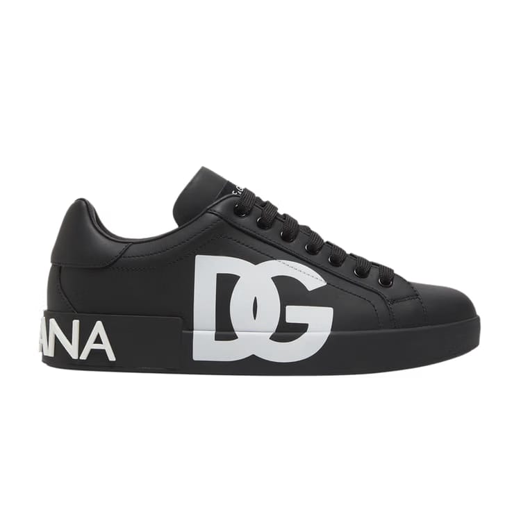 Dolce & Gabbana Portofino Low DG Logo Print - Black White