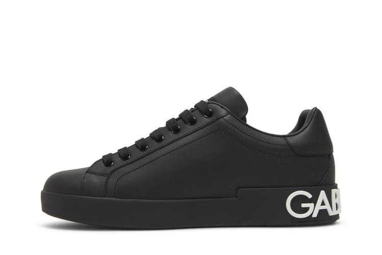 Dolce & Gabbana Portofino Low DG Logo Print - Black White
