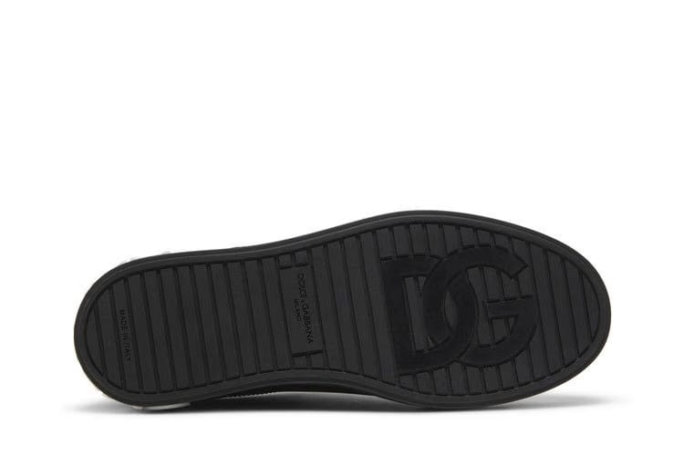 Dolce & Gabbana Portofino Low DG Logo Print - Black White