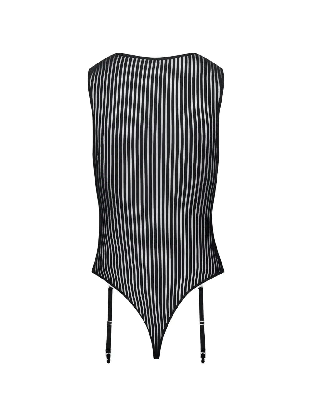 striped bodysuit