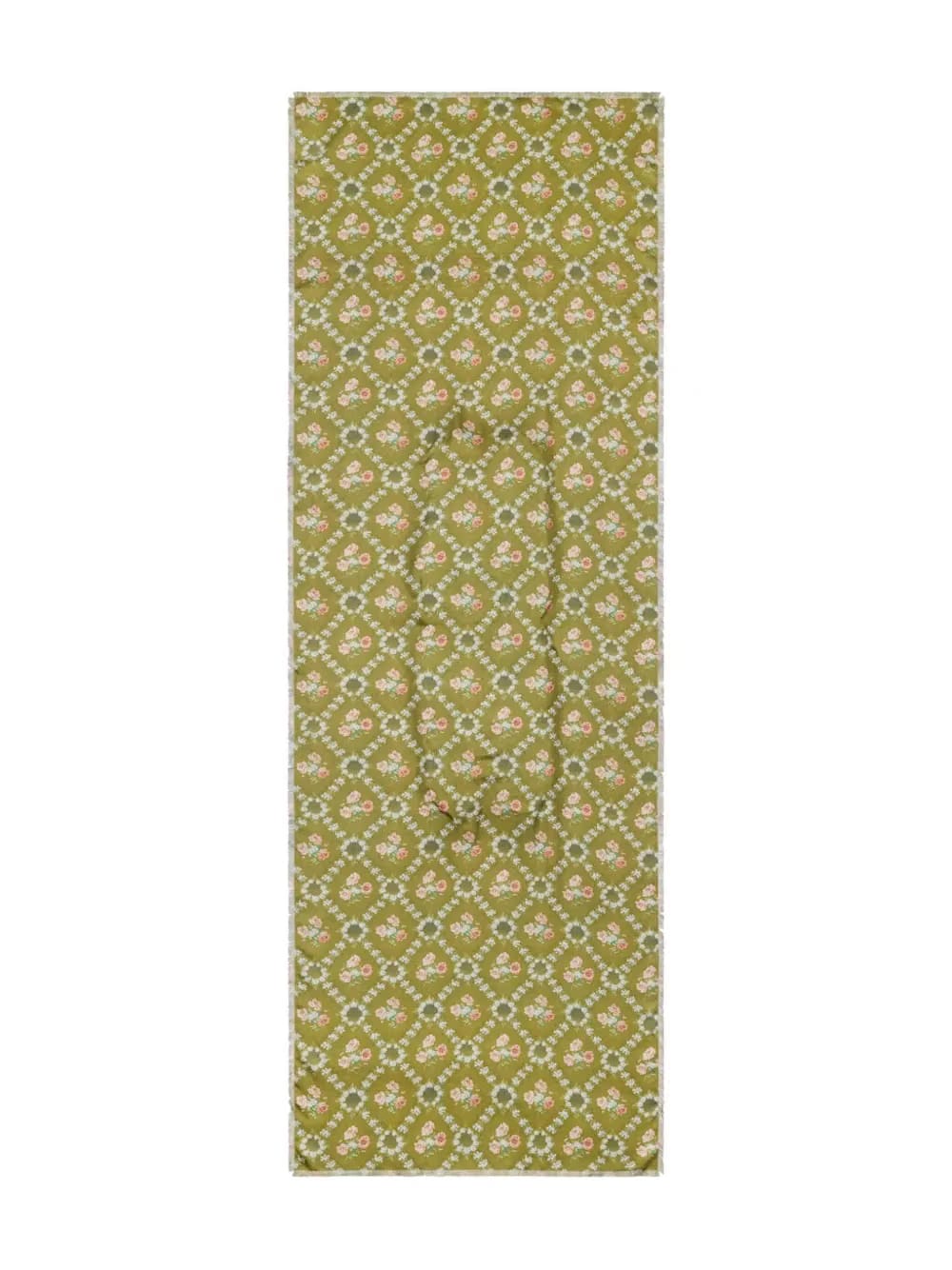 floral-pattern scarf