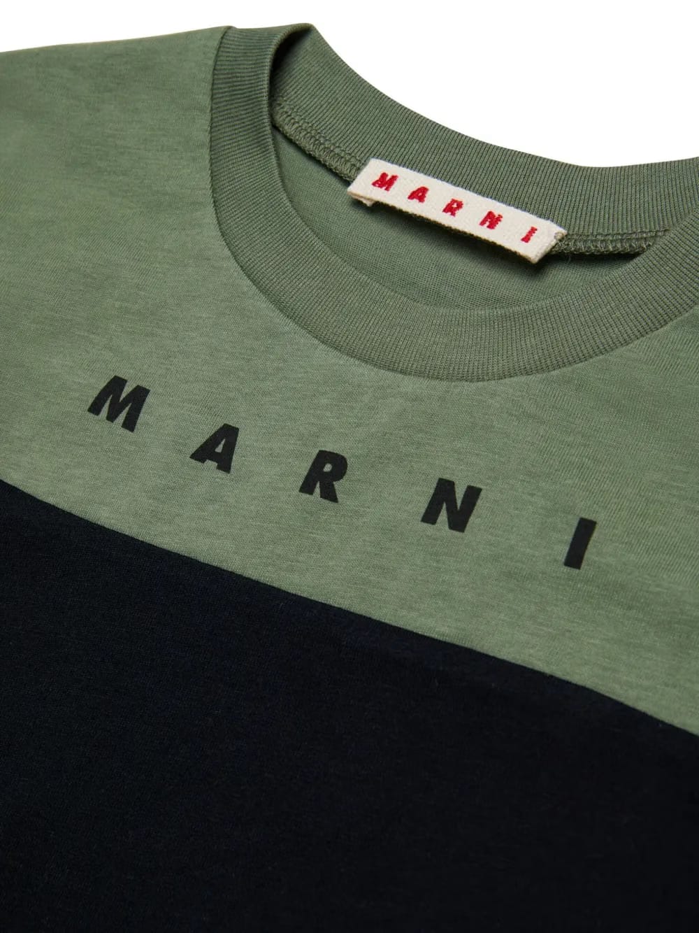 logo-print two-tone T-Shirt