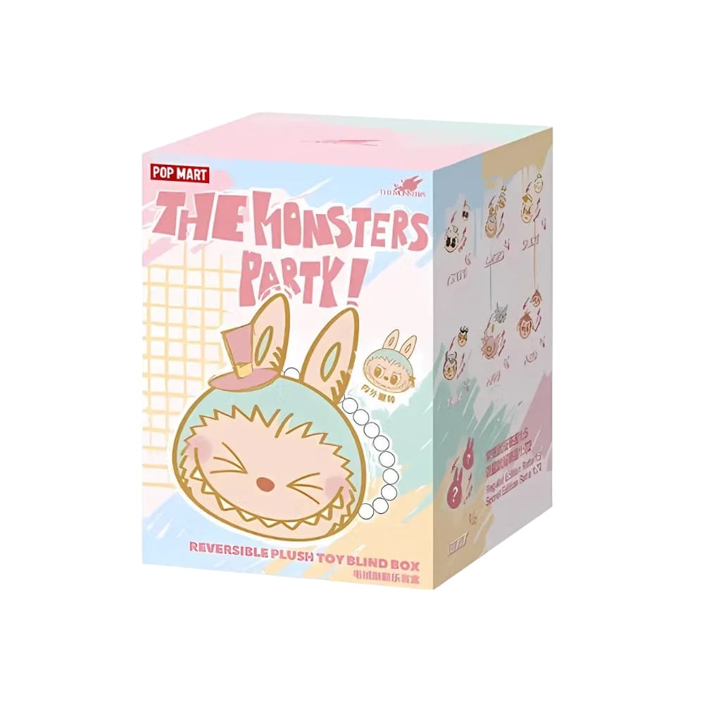 Pop Mart Labubu The Monster Party Series Reversible Plush Doll Blind Box