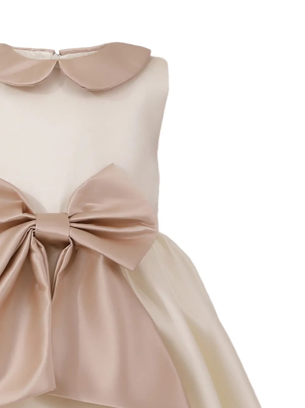 Elaria petal bow gown