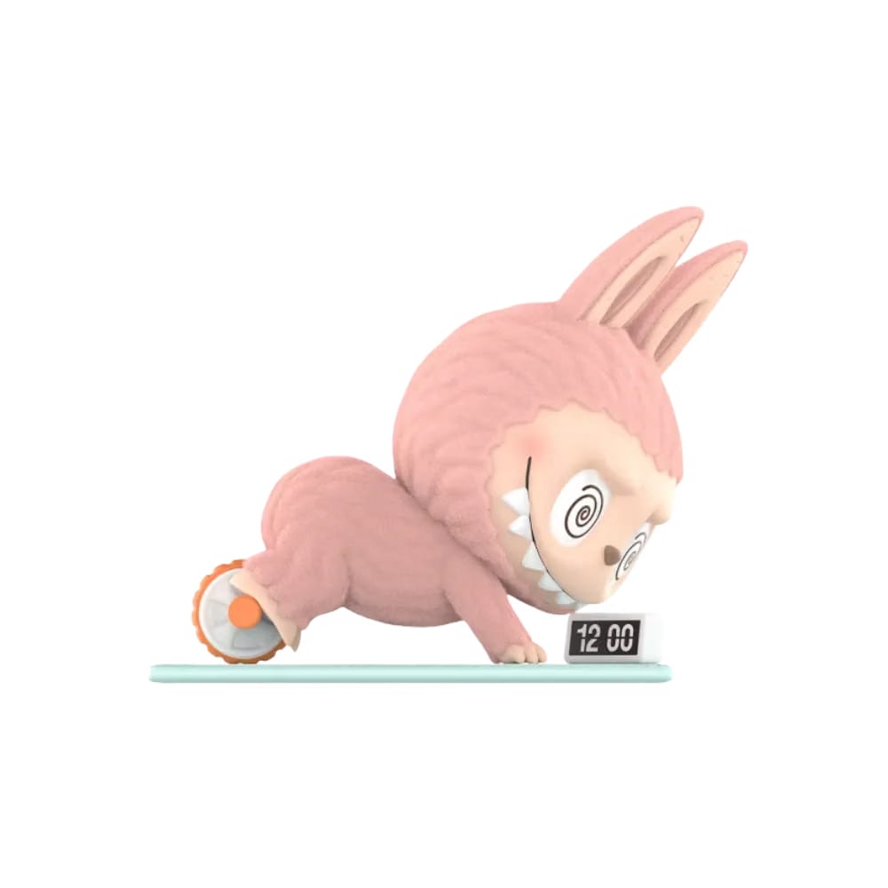 Pop Mart THE MONSTERS Labubu Lazy Yoga Series Ab Roller Figure