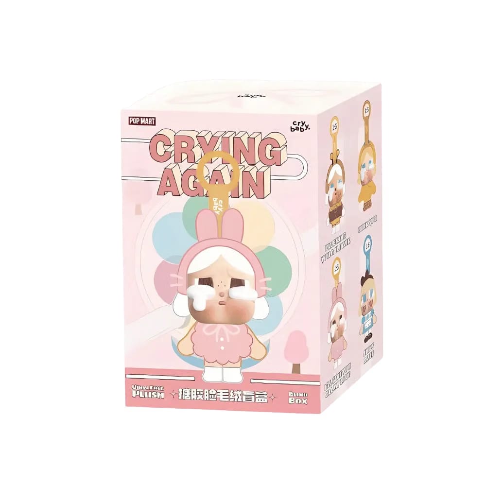 Pop Mart CryBaby Crying Again Series Vinyl Face Plush Single Blind Box