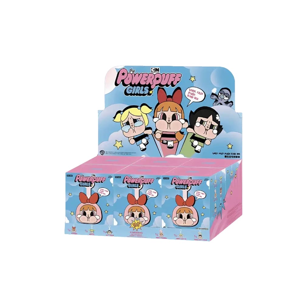 Pop Mart CryBaby x Powerpuff Girls Series Vinyl Face Plush Sealed Case (6 Blind Boxes)
