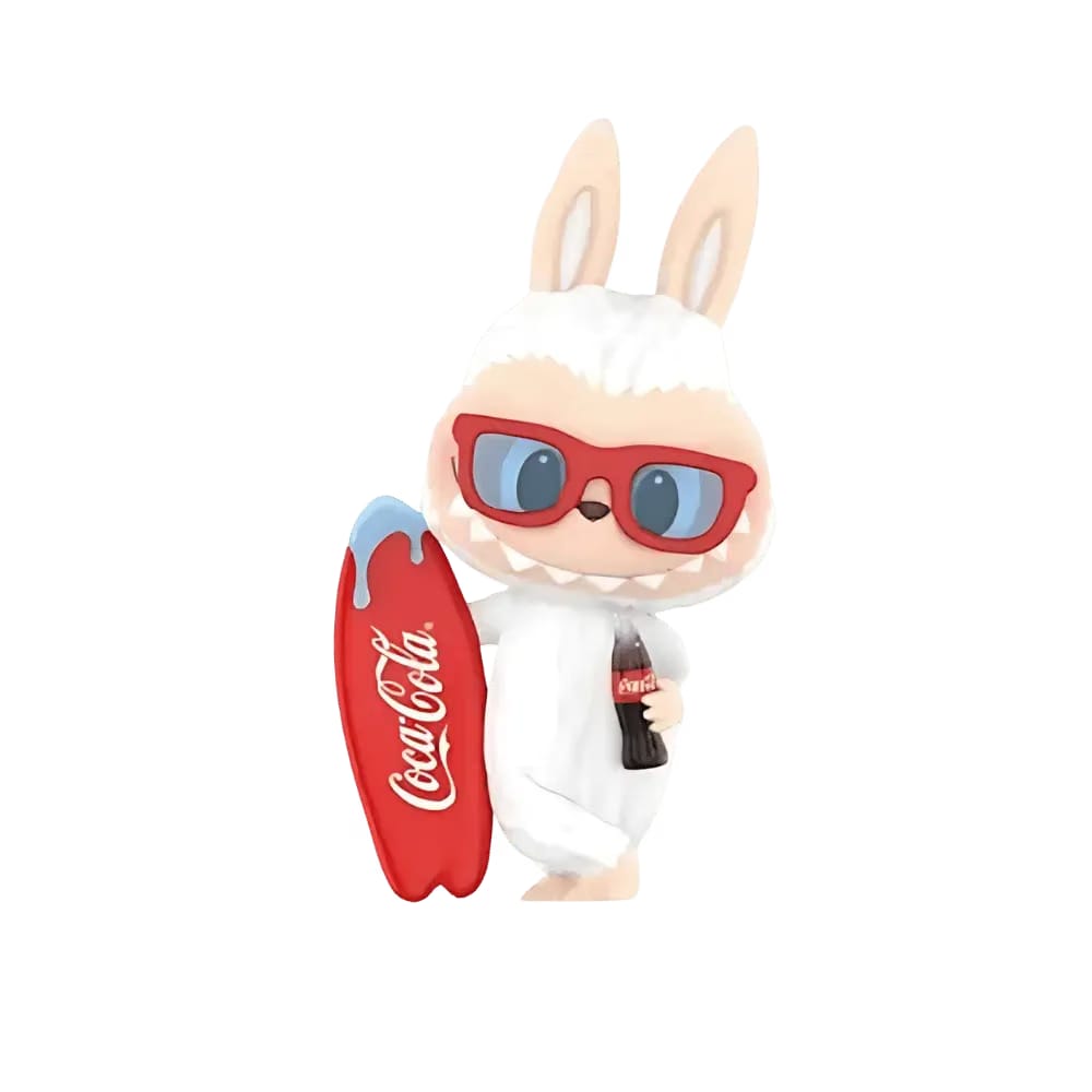 Pop Mart Labubu The Monsters Coca-Cola Series Surf with Me Figure