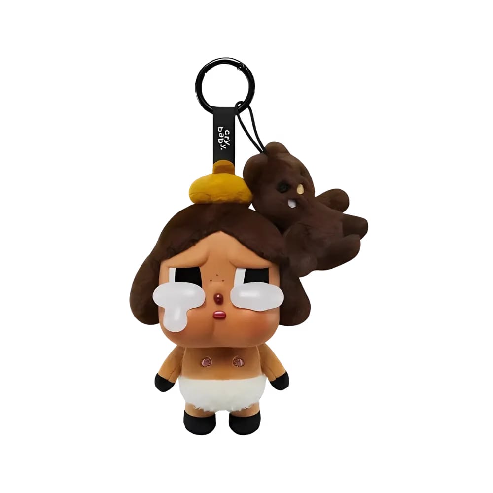 Pop Mart CryBaby Crying Again Series Baby Brown (Secret Edition) Vinyl Face Plush