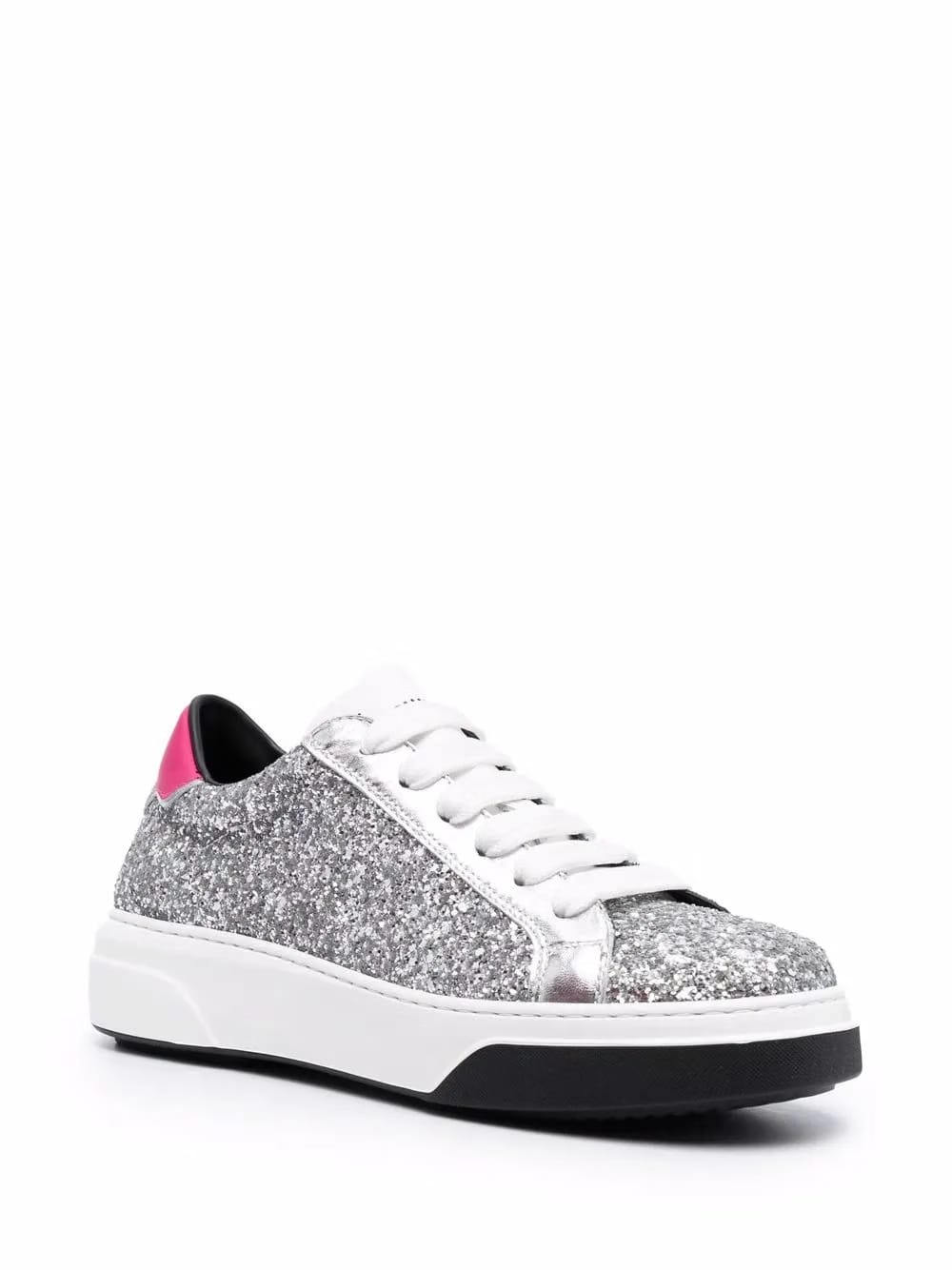 glittered low-top sneakers